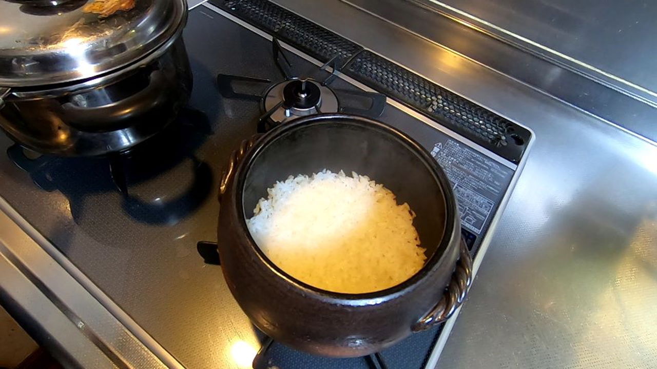 【楽天で一番人気】ごはん鍋でガスコンロ炊飯に挑戦しました。
