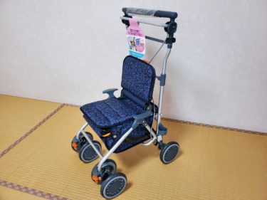 数日かけてシルバーカーを選びました。